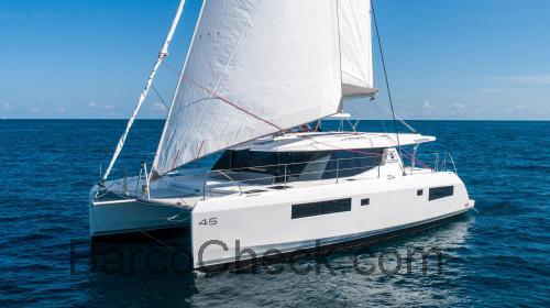 Leopard 45 Catamaran For Sale ficha tecnica